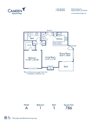 Floor plan A