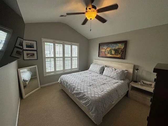 Guest Bedroom upstairs with king size bed