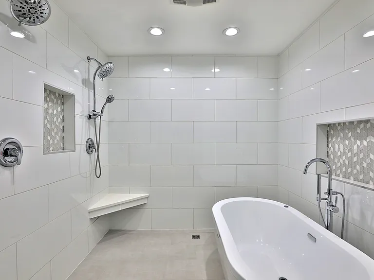 Please note, tile will be different. Shower is being redone presently.