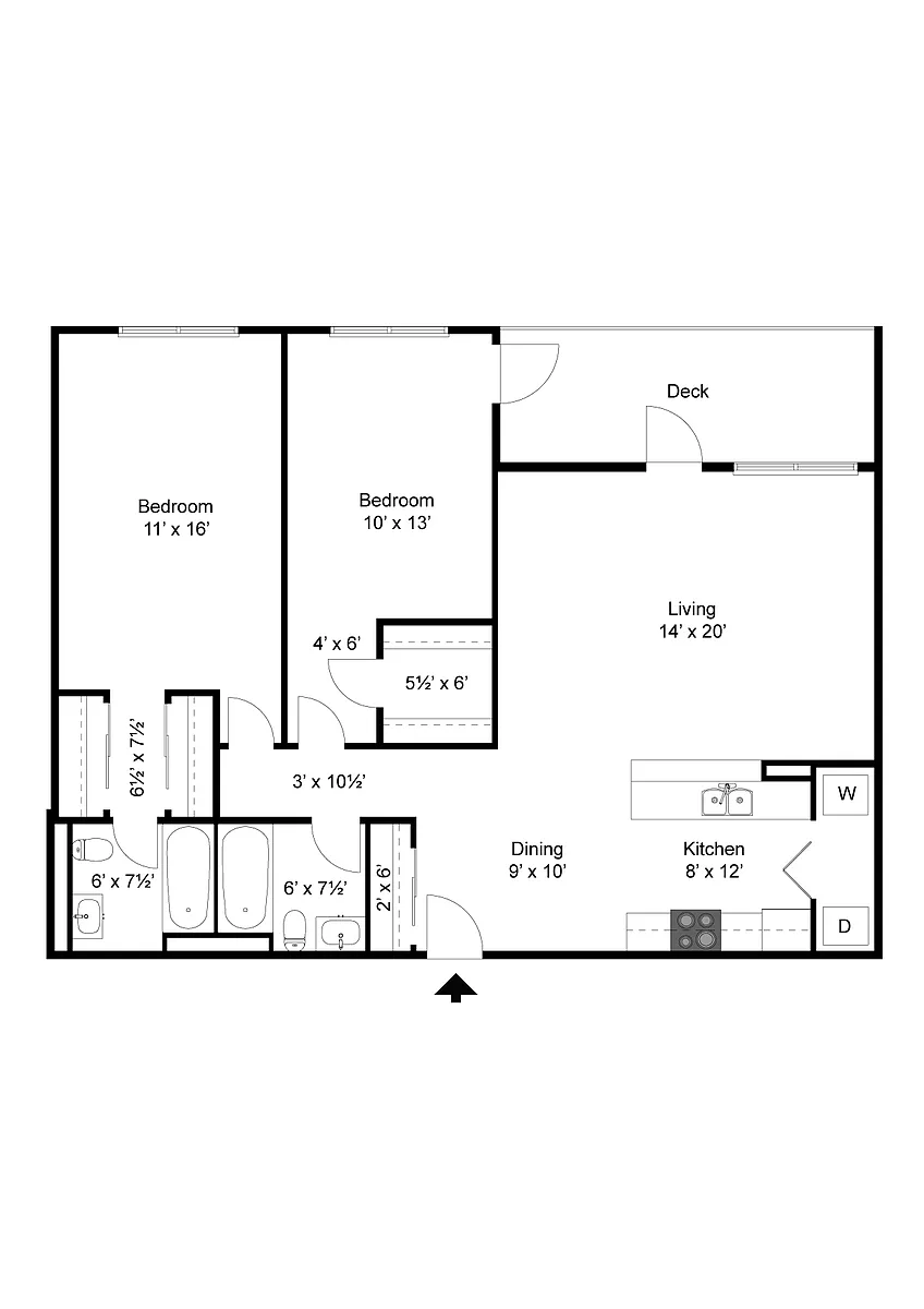 Floor plan Piedmont