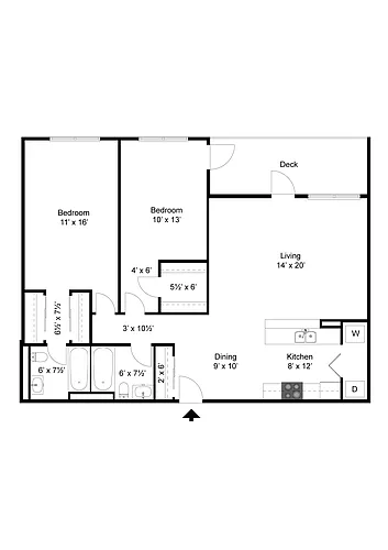 Floor plan Piedmont
