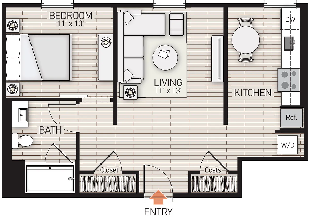 Floor plan Plan 109 - BRAND NEW
