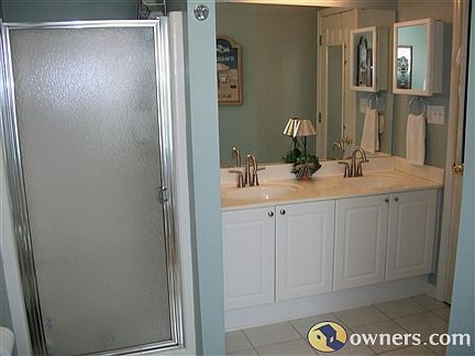 double vanity in master