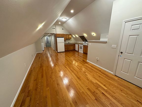 View of Living room with open concept kitchen
