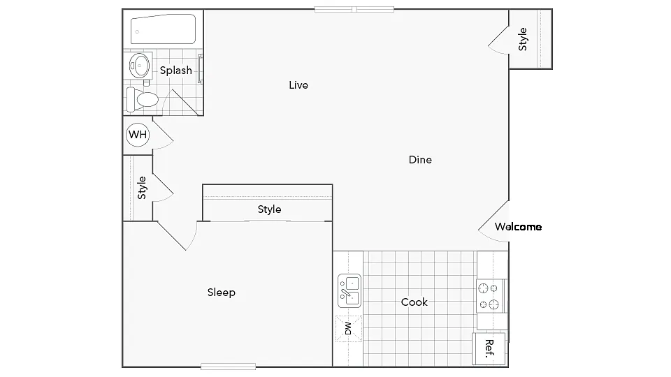 Floor plan Amherst