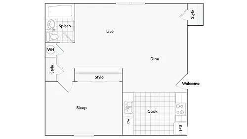 Floor plan Amherst