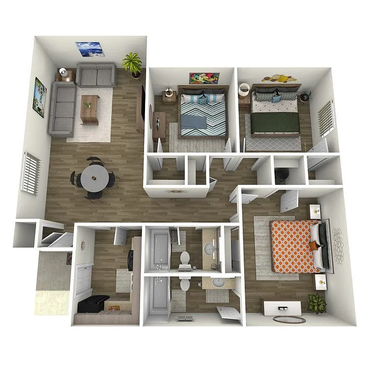 Floor plan The Bougainvillea