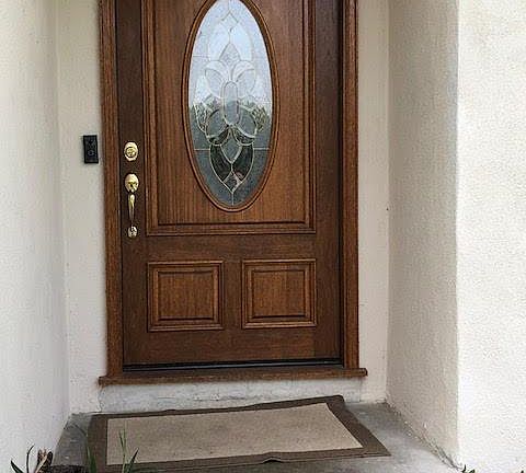 Ring security at front door and 2 motion sensor cameras in b