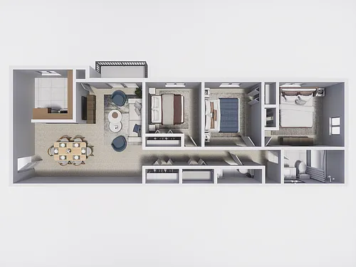 Floor plan 3 Bedroom