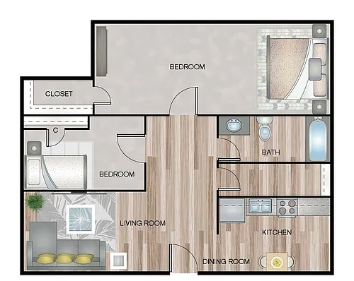 Floor plan B2