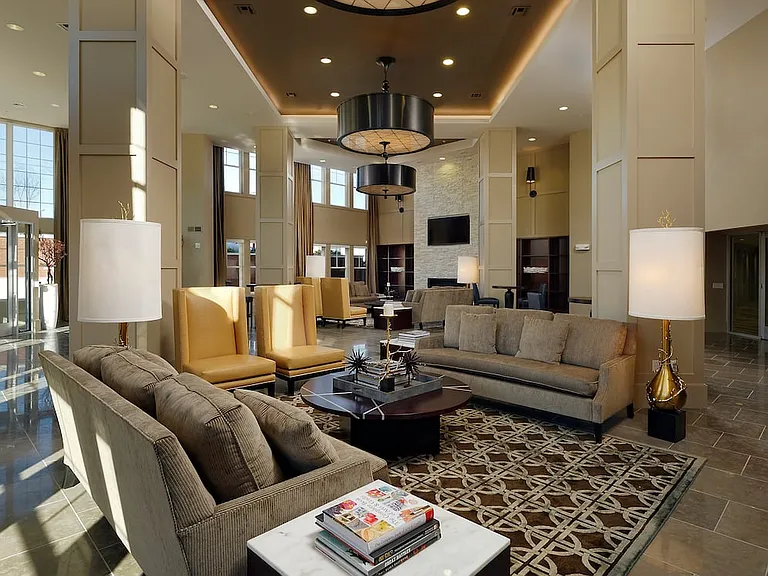 Lobby with lounge seating