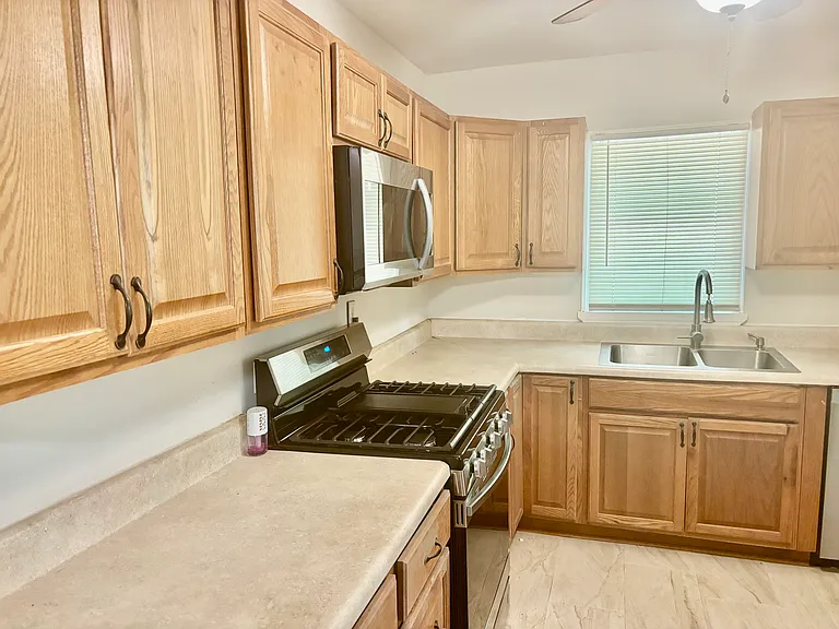 Ample Countertop Space and Cabinet storage