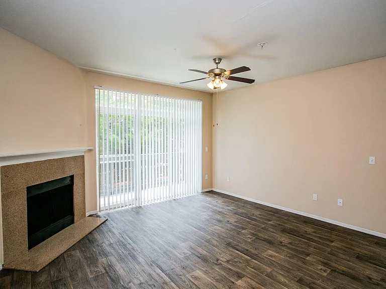 Brick Wood-Burning Fireplace in Select Units