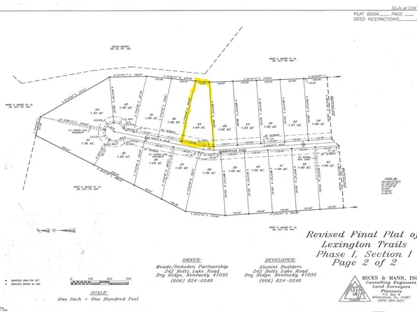 LOT 29 Saddlebrook Rd, Dry Ridge, KY 41035