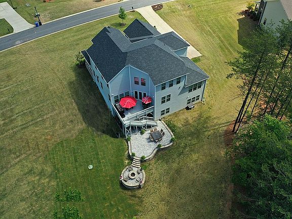 Aerial backyard