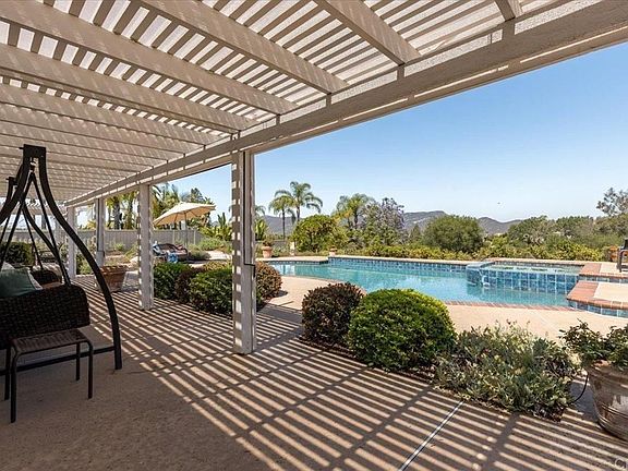 Unfettered Views across patio, pool area to the mountains in the west