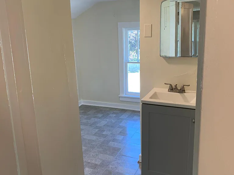 Bathroom with new vanity