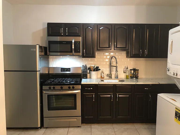 Kitchen - note laundry tower updated