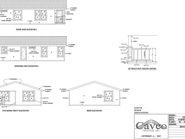 Cavco WP-28523A Plan, Quail Ridge Estates