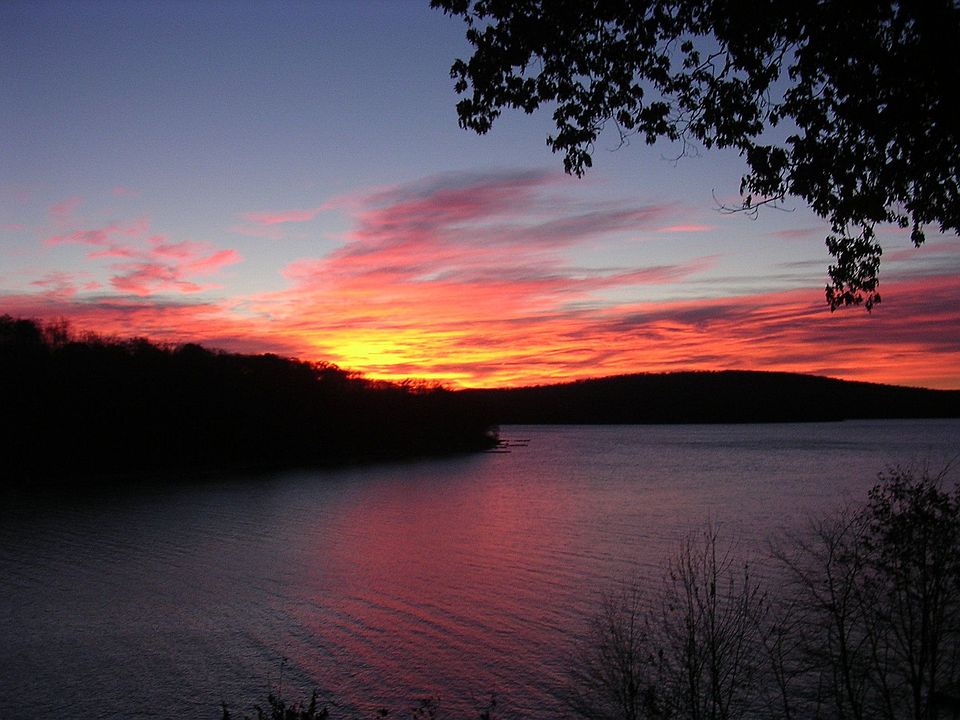 sunrise view from deck