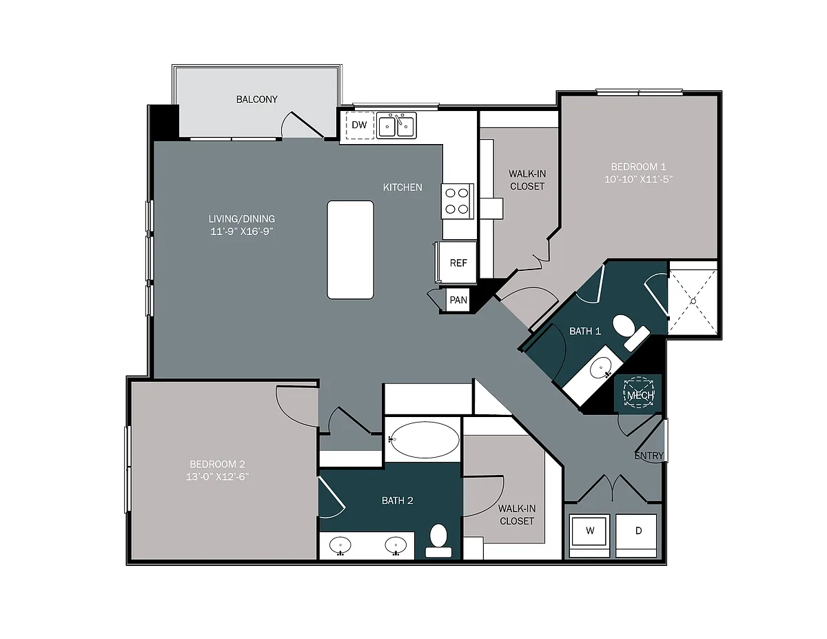 Floor plan B8A