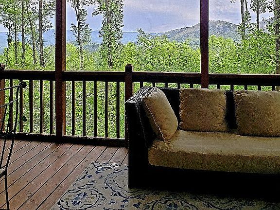 Partial view from screened porch