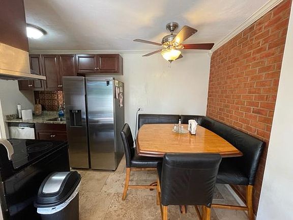 Kitchen and dining area