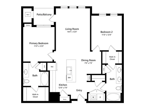 Floor plan B1