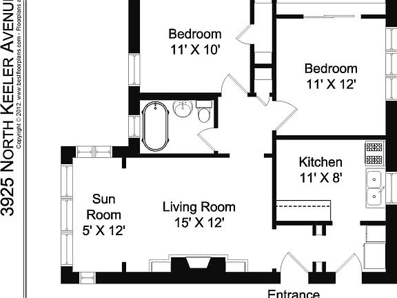 2nd image of 3927 N Keeler Ave #2E