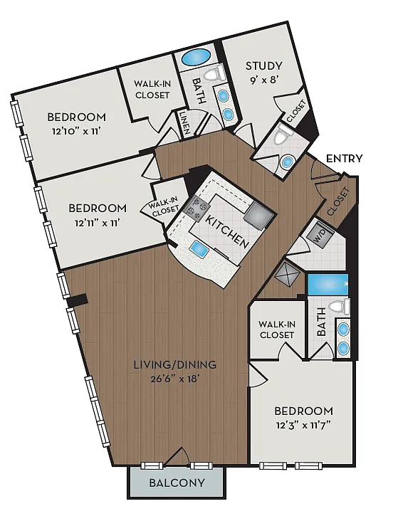 Floor plan C7D