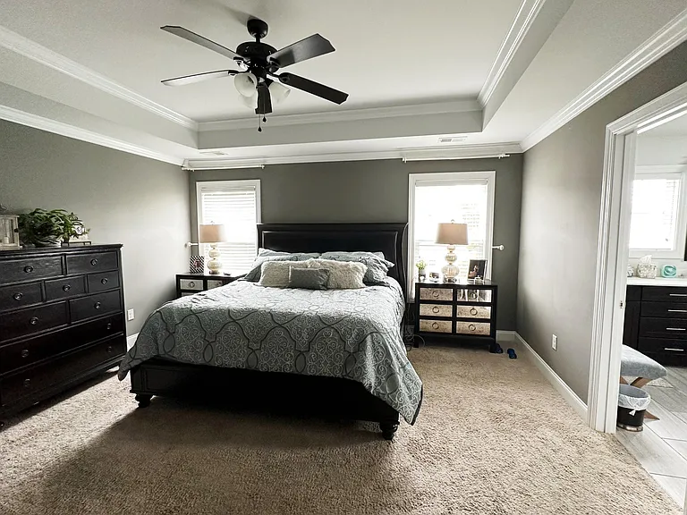 Spacious master bedroom