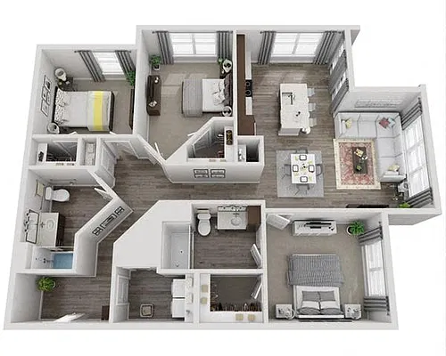 Floor plan Bellora 2 LW