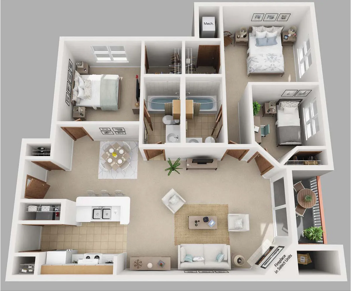 Floor plan Bordeaux