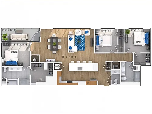 Floor plan D8P