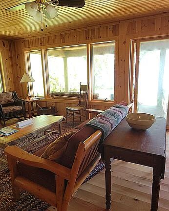 Living room toward the lake