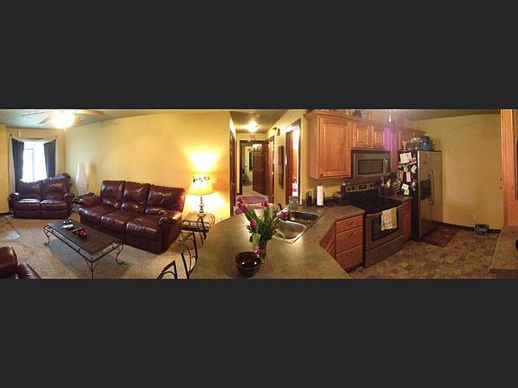 Living room and Kitchen