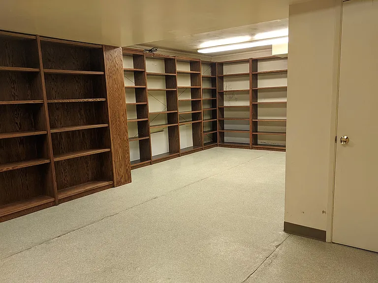 Massive shelved storage room