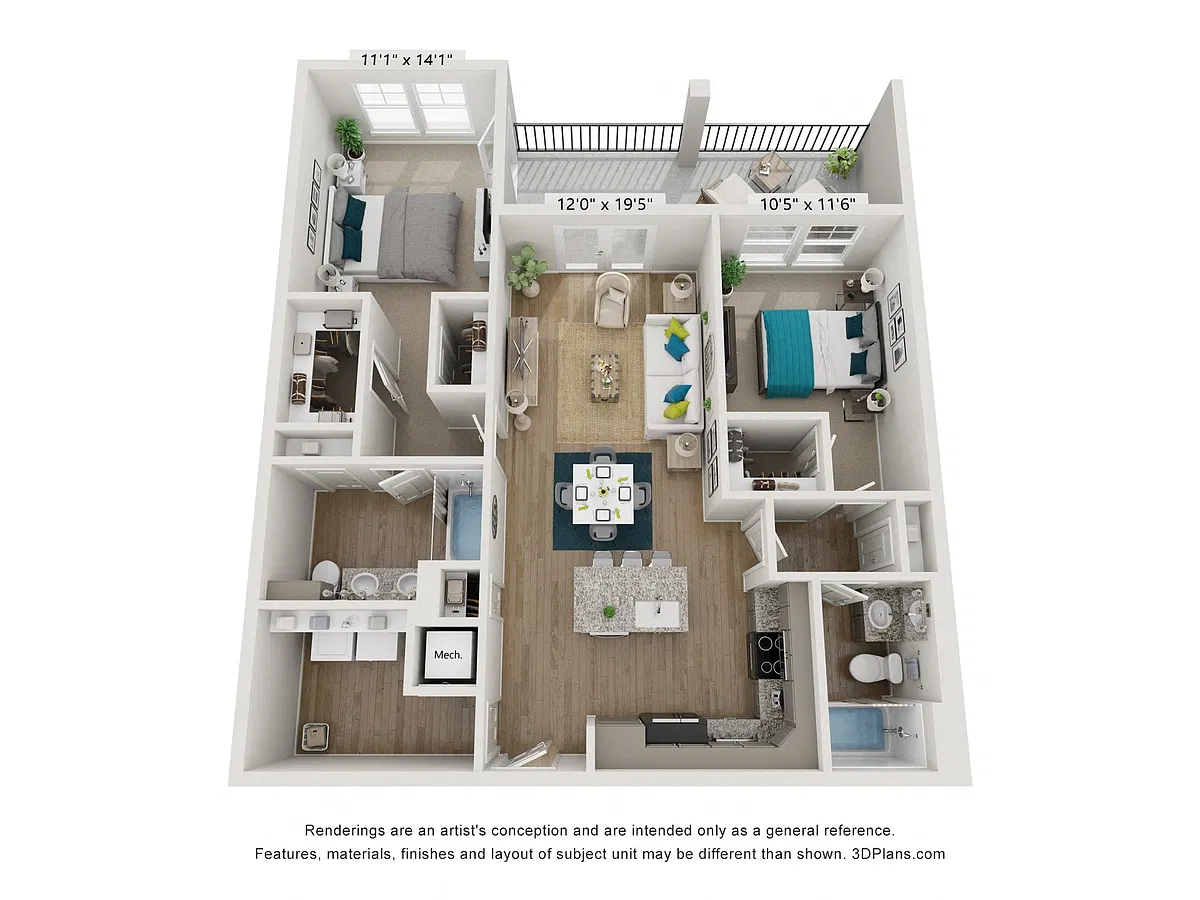 Floor plan Edisto
