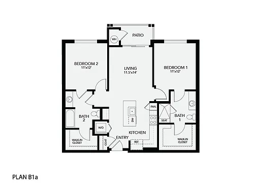Floor plan B1a