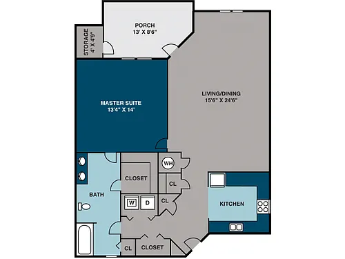 Floor plan The Caboose