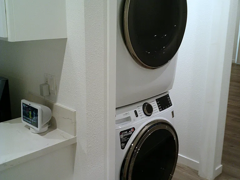 New Large Capacity Front Loading Smart Washer and Dryer.