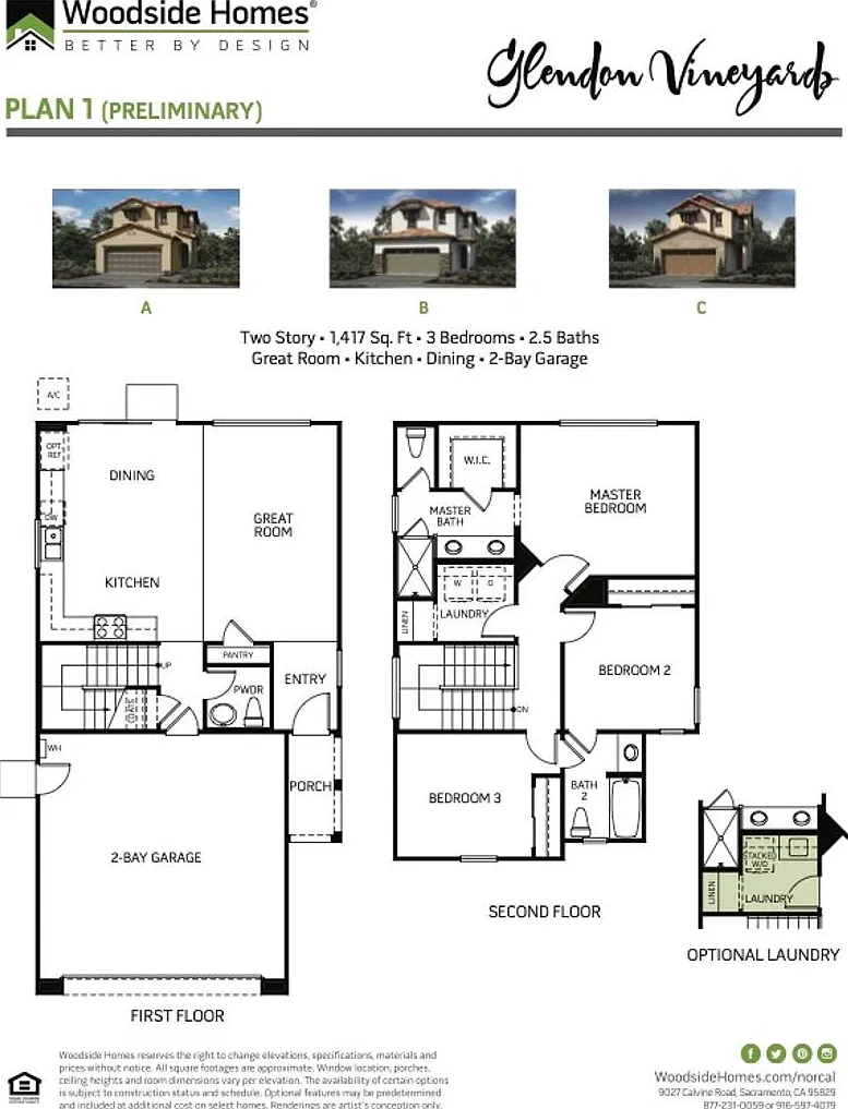 Clean 3 Bedroom 2-1/2 Bathroom Bi-Level Sacramento Home For Lease — Photo 3