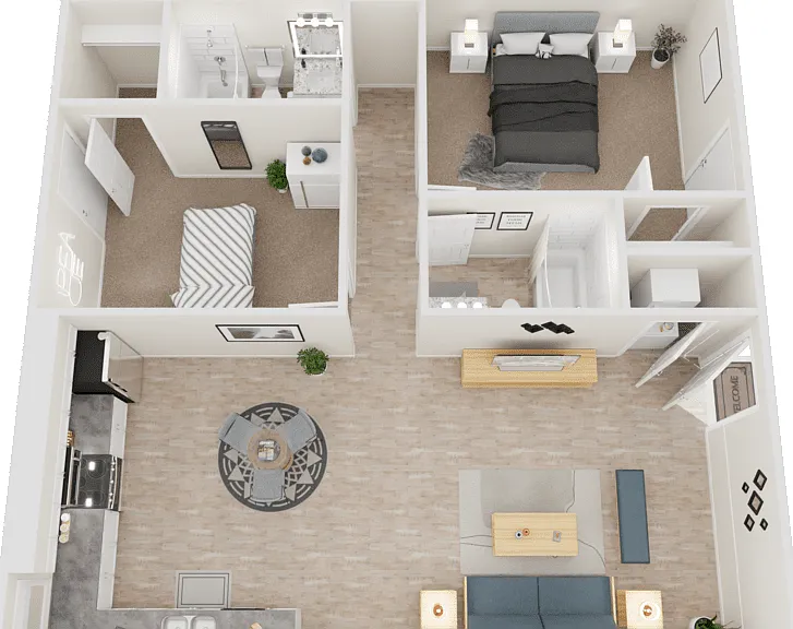 B2 Classic Floorplan Diagram