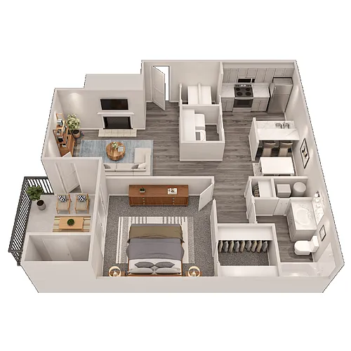 Floor plan Carter - Renovated
