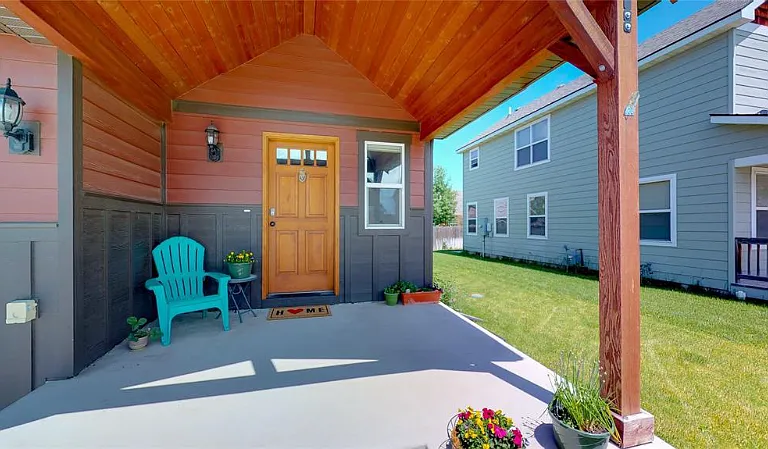 Cute patio area perfect for lounging and enjoying your lazy afternoons.
