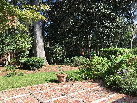 Fenced back yard