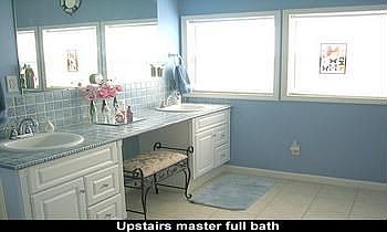 Upstairs Master bath