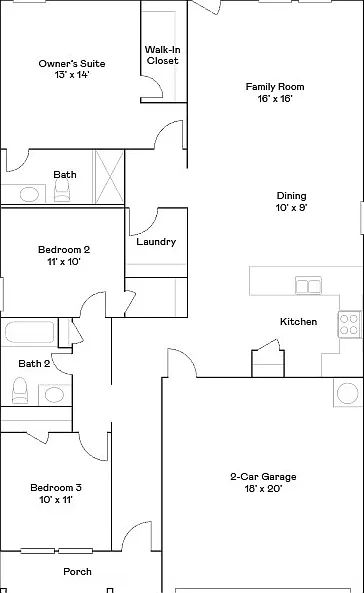 3 bed, 2.0 bath, 1522 sqft, $1,595 — Photo 4