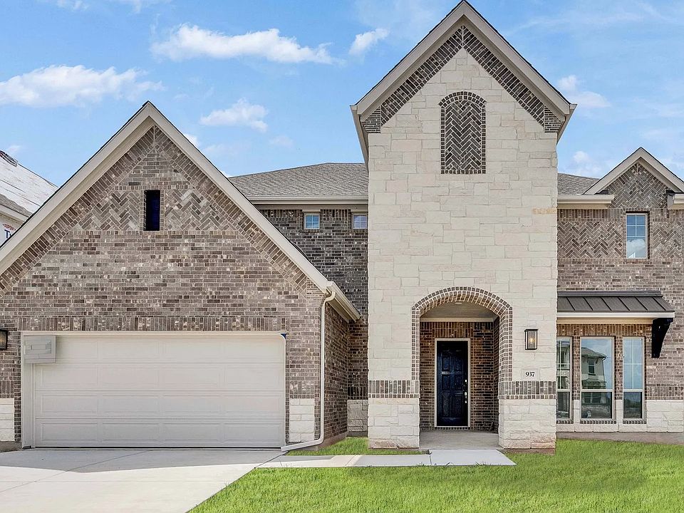 Bask in this Hawkes Landing home s grand arched entry and refined brickwork, exuding unparalleled el
