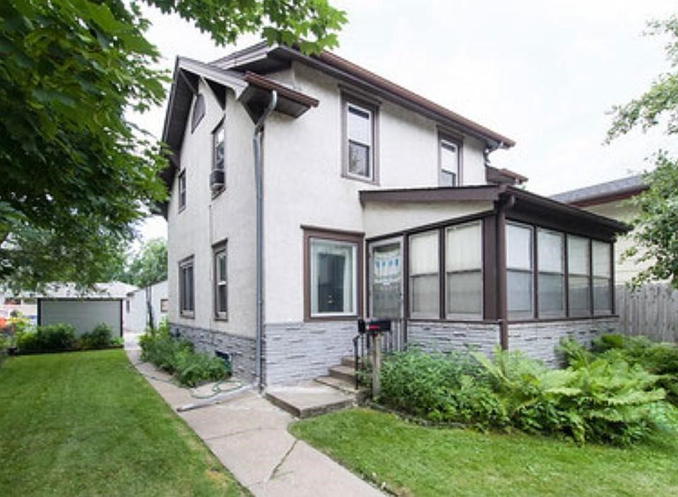 Maintenance free exterior with stucco aluminum trim